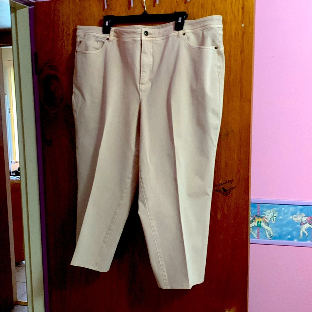 JOHN MARK Denim Crop Jeans Size 22W